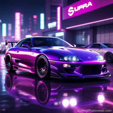 Toyota Supra MK4 Details | Stable Diffusion Online