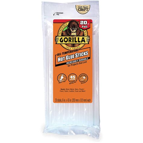 Gorilla Hot Glue Sticks