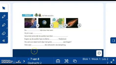 Staal Spelling Groep 7 Blok 1 Week 1 Les 2 Dictee En WB YouTube