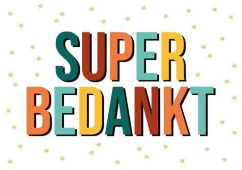 Wenskaart Super Bedankt Sfeerbijhomesweethome