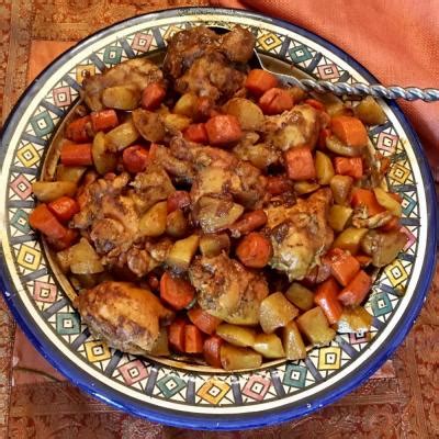 Vegetable Chicken Tajine Recipe - Levana Cooks