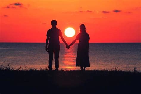 Couple Sunset Stock Photos, Images and Backgrounds for Free Download