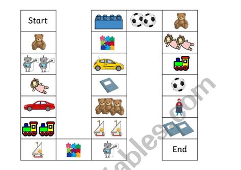 Toys board game - ESL worksheet by BilboAcademyBO