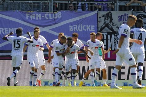 VfL Osnabrück erkämpft mit viel Glück ein 1 1 beim SV Wehen Wiesbaden