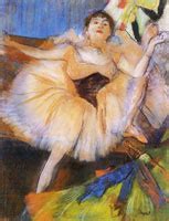 Edgar Degas Dancer With A Bouquet