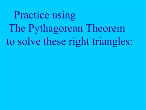 Pythagoras Theorem Ppt Ppt