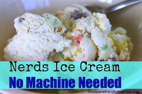 Homemade Nerds Ice Cream No Machine Needed Recipe Ice Cream Candy