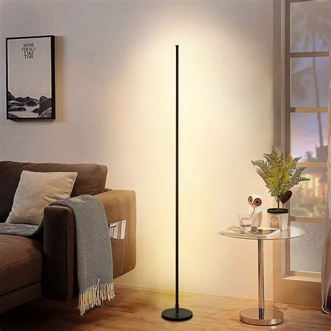 Led Modern Floor Lamp Metal Line Design Standing Corner Lamp With