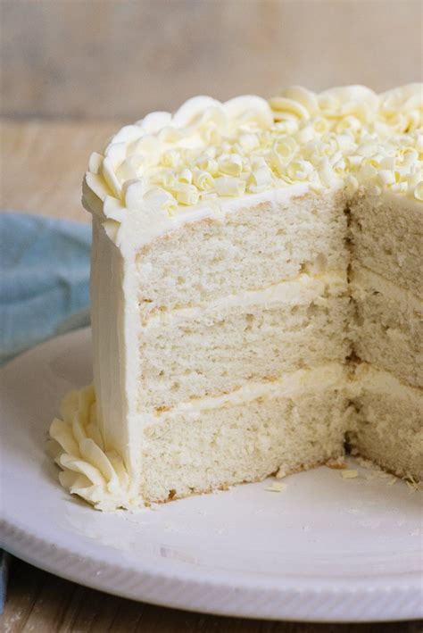 White Wedding Cake Recipe Girl