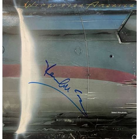 Signed Paul McCartney Wings Over America Album Cover