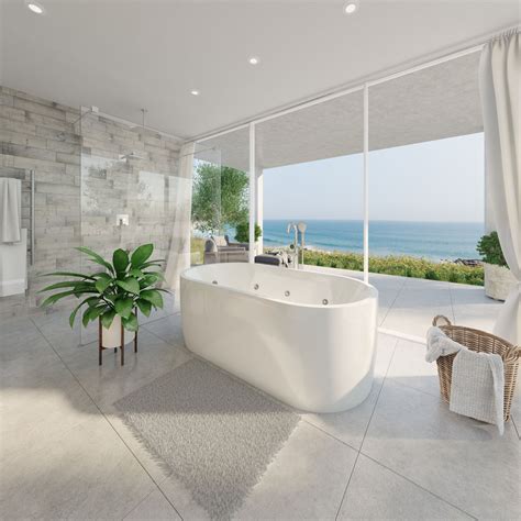 modern  sensational spa bath completehome
