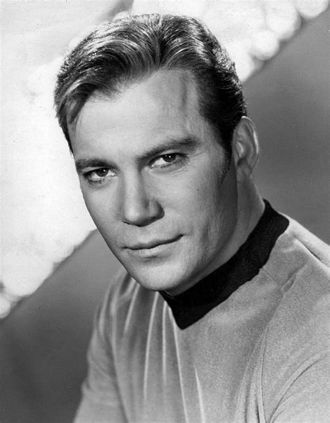 Grayscale Photo Man William Shatner Captain Kirk James T Kirk Star