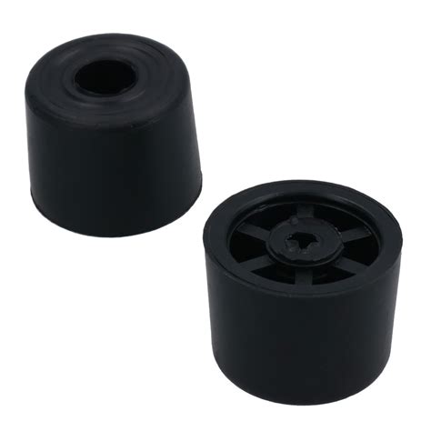 Black Rubber Door Stop Stops Stopper Wedges Buffer Skirting Protection