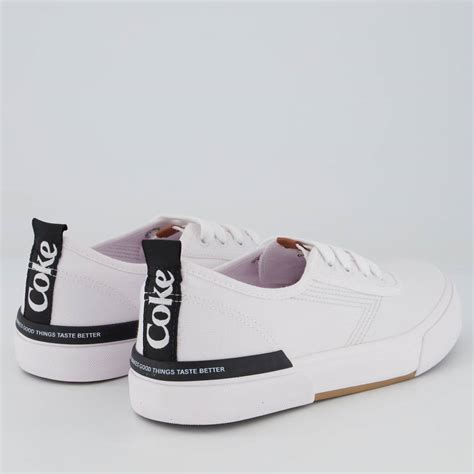 T Nis Coca Cola Belmont Canvas Feminino Branco Futfanatics