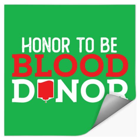 Honor To Be Blood Donor Donors Donation Lifesaver Sold By Anselma Sku