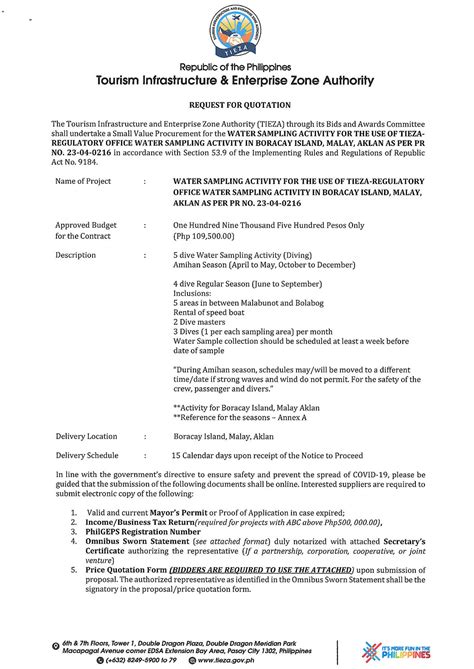 Water Sampling Activity For The Use Of Tieza Regulatory Office Water