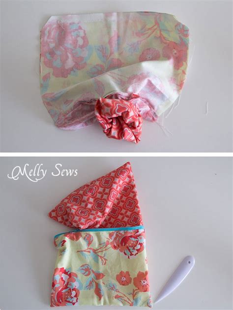 How to Sew a Zipper Pouch Tutorial - Melly Sews