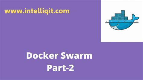 Docker Swarm Tutorial 2 Docker Swarm In AWS Docker Swarm By