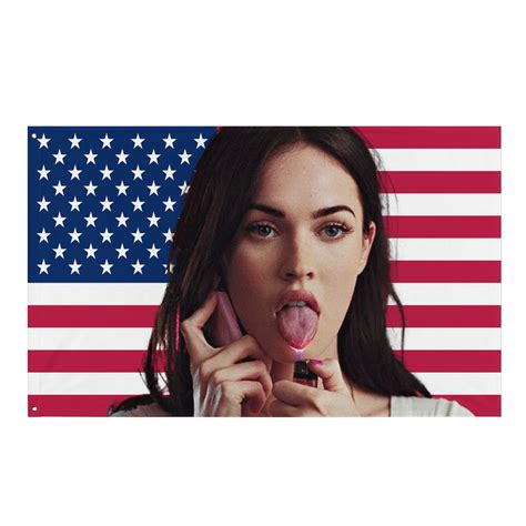 Megan Fox American Flag Iconic Jennifers Body Tapestry Limited Edition