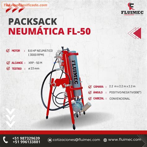 Perforadora Packsack Neumatica Fl Equipo Vers Til Y De F Cil Ad