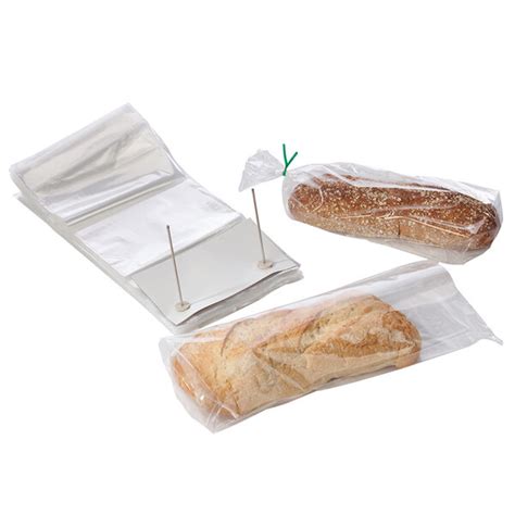 Choice 10 X 4 X 16 1 Mil Clear Gusseted LDPE Bread Bag On Wicket