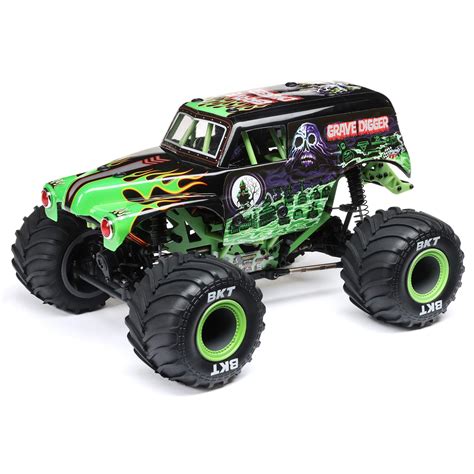 118 Mini Lmt 4wd Grave Digger Monster Truck Brushed Rtr Rc Car World