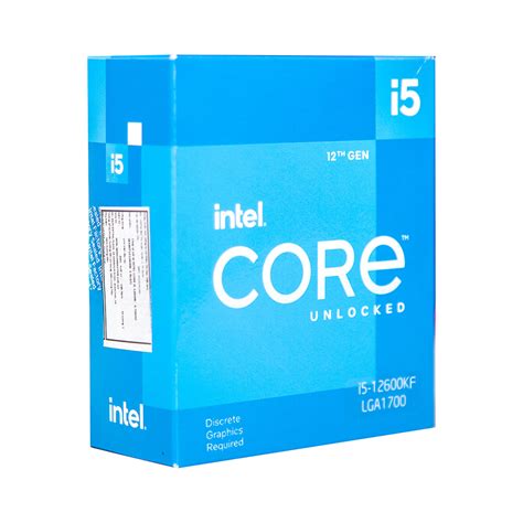 Cpu Intel Core i5 12600KF Box Chính Hãng Chính hãng Bảo hành 36 Tháng