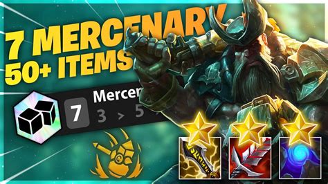 7 MERCENARY 50 ITEM COMPONENTS 3 Star Gangplank Ft Becca Rayditz