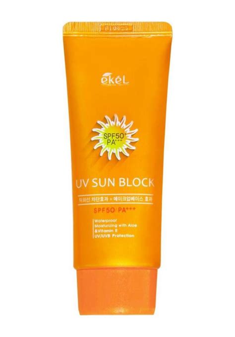 واقي شمس لكل انواع البشرة 70 مل من ايكل Ekel Uv Sun Block SPF50