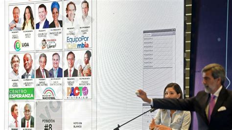 Elecciones Presidenciales De Colombia En 2022 ¿cómo Es El Tarjetón