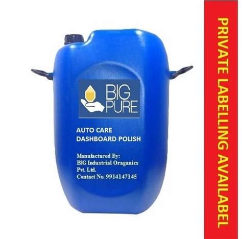 BIG PURE Silicone Dashboard Polish Packaging Type Hdpe Drum