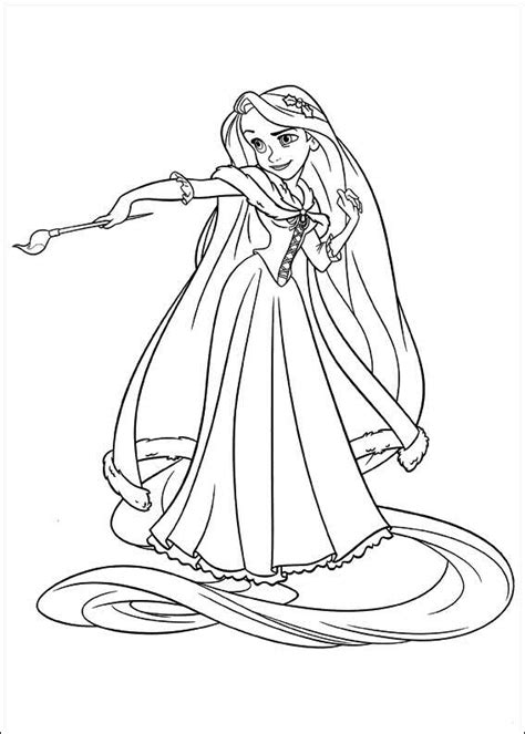 Imagenes De Rapunzel Para Colorear Imagui