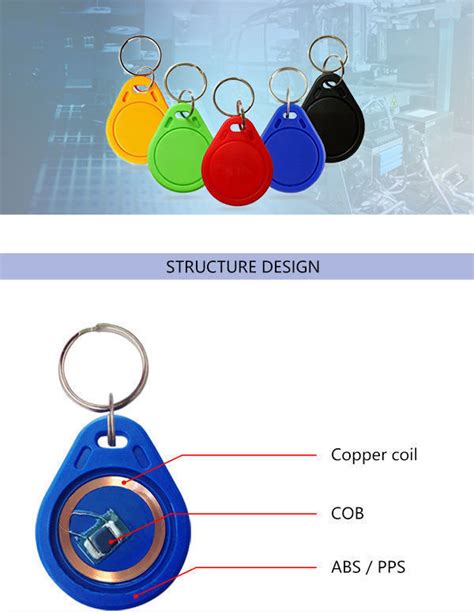 13 56MHz RFID Key Fobs Card ABS Plastic Keyfob NFC Key Fobs RFID Door