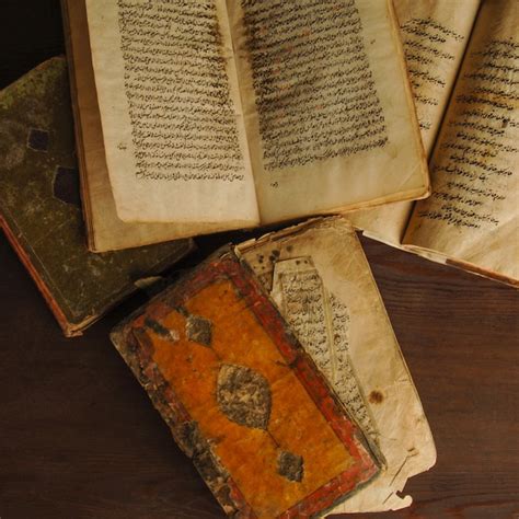 Premium Photo Stack Of Open Ancient Books In Arabic Old Arabic