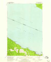 1957 Map of Clallam Bay, WA — High-Res | Pastmaps