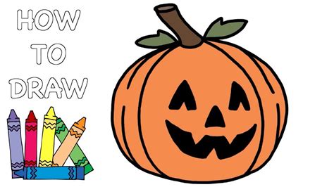 Draw A Pumpkin For Kids