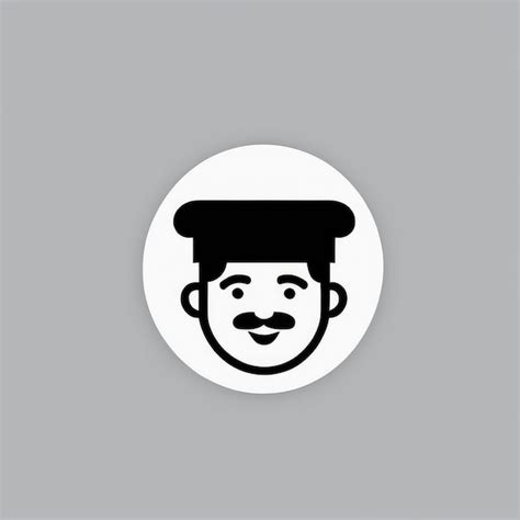 Premium AI Image | cook icon vector clipart logo design illustration