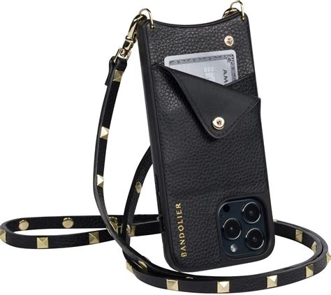 Amazon Bandolier Sarah Crossbody Phone Case And Wallet Black