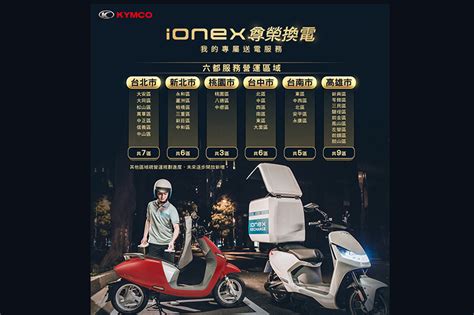 Kymco「ionex尊榮換電」上線，九月限定促銷，年底前夜間換電免費 Yahoo奇摩汽車機車