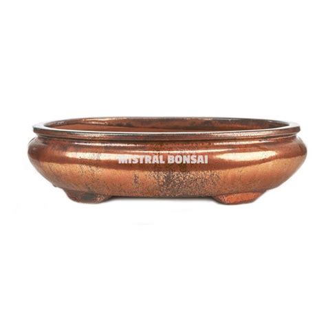 Oval Ceramic Bonsai Pot Of 40 Cm Oxide Pots Mistral Bonsai