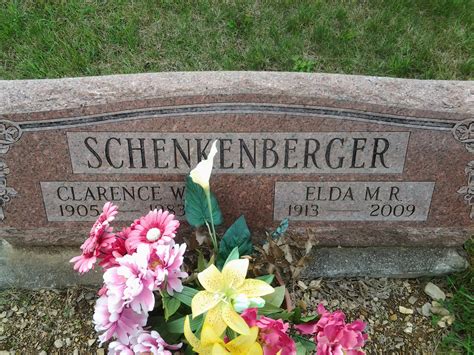 Elda M R Keener Schenkenberger Monumento Find A Grave