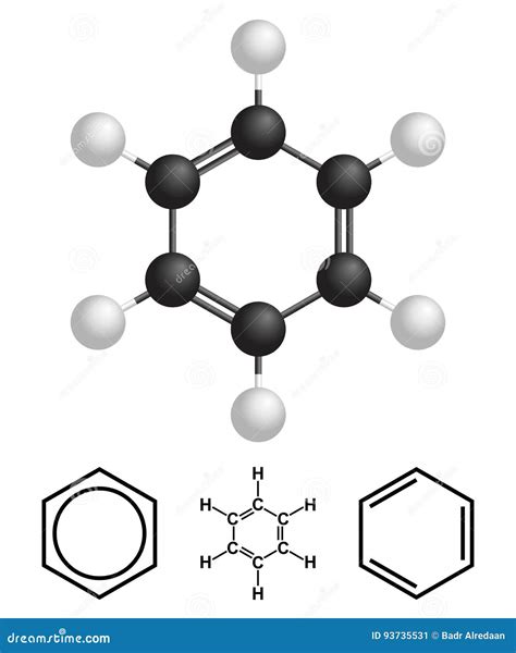 Benzene Structure Stock Image | CartoonDealer.com #4644517