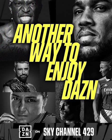 DAZN Launches Channel 429 On Sky Ahead Of Anthony Joshua Fight On April ...