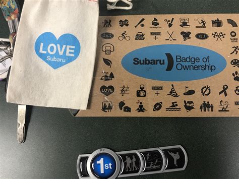 I got my first Subaru badges : r/subaru