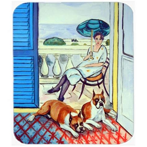 9 5 X 8 In Lady With Her Boxer Mouse Pad Hot Pad Or Trivet 1 Kroger
