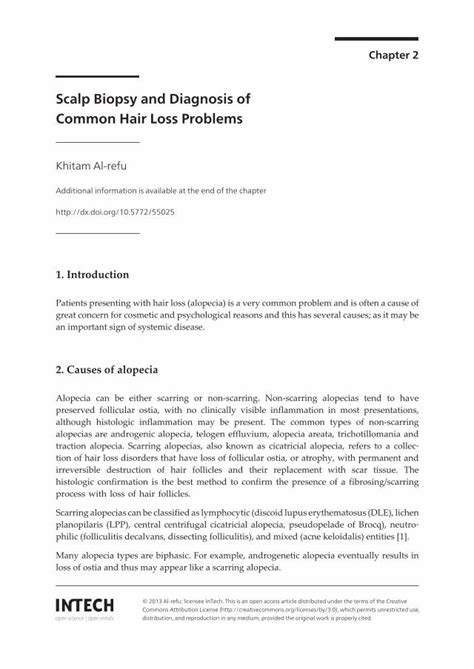 Pdf Scalp Biopsy And Diagnosis Of Common Hair Loss … Vertically