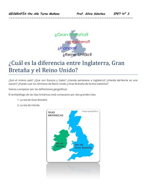 Cu L Es La Diferencia Entre Inglaterra Gran Breta A Y El Reino