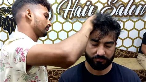 Asmr Barber Massage Therapy In Pakistani Barber Shop Ear Face Shoulder