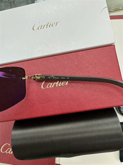 Cartier Cartier White Buffalo Horn Sunglasses Diamond Cut White Buff Grailed