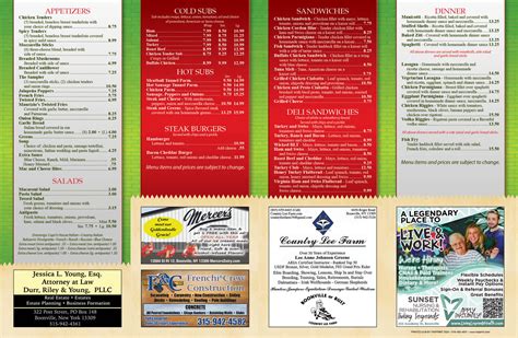 Capri Pizza Fasprint Menus